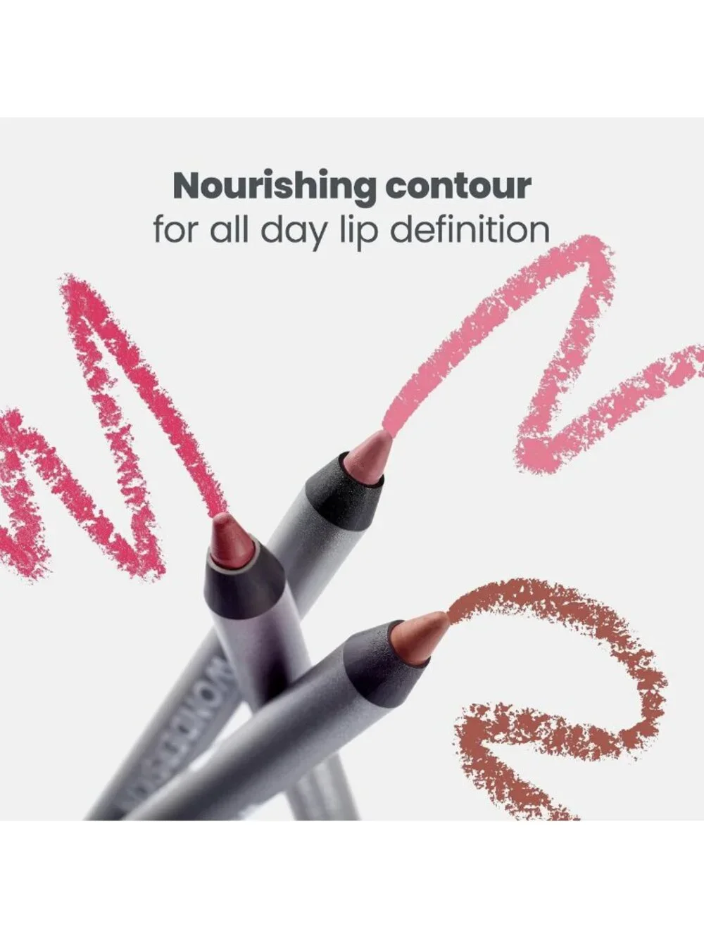 Longwear Waterproof Lip Liner Pencil - Smooth Gliding Nutmeg Contour for All-Day